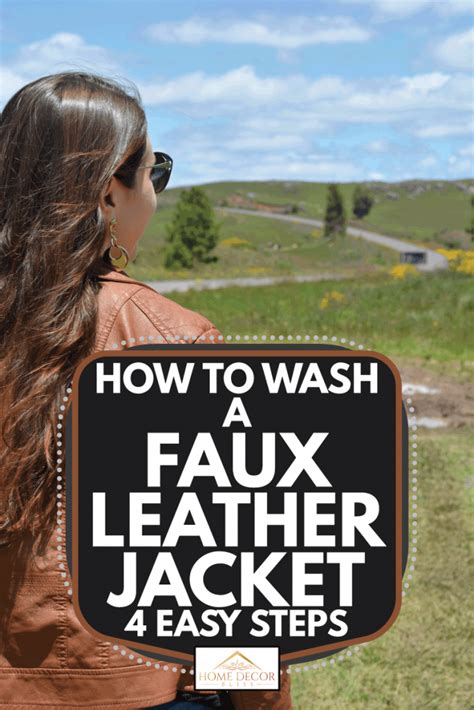 washing faux leather clothes